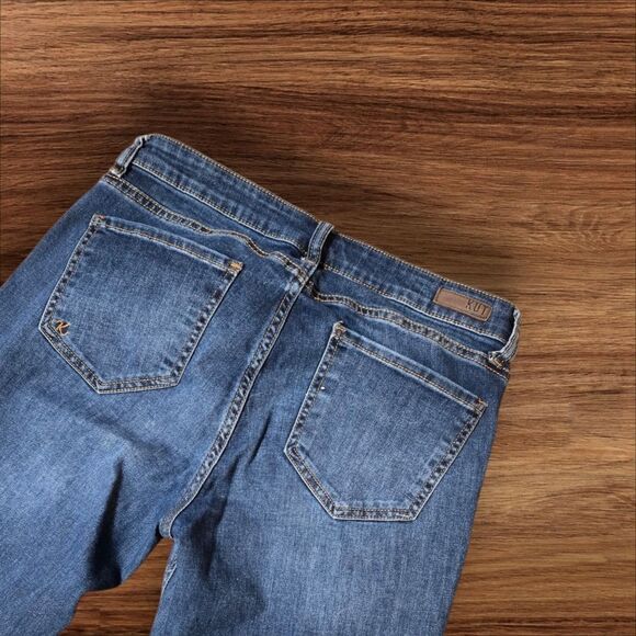 Kut from the Kloth Stretch Skinny Denim Blue Jeans - Picture 2 of 6